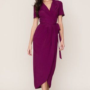 Yumi Kim Meet and Greet Dress in Burgundy